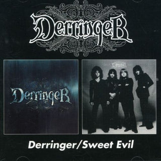 the album cover for Rick Derringer - Derringer/Sweet Evil [Import]