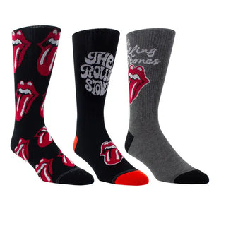 The Rolling Stones Gift Box 3 Pack Crew Sock (One Size)