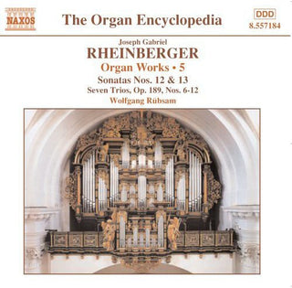 the album cover for J. RHEINBERGER - Organ Works 5