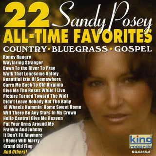the album cover for Sandy Posey - 22 All Time Favorites