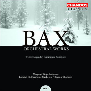 the album cover for Margaret Fingerhut - Symphonic Variations / Winter Legends