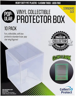 Vinyl Collectible Glow-In-The-Dark Protector Box 10pk