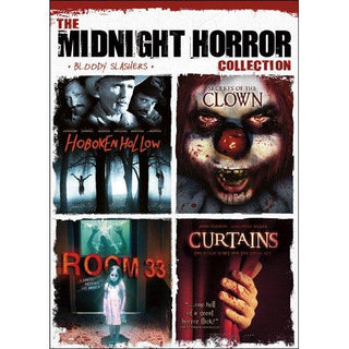 Midnight Horror Collection: Bloody Slashers (Hoboken Hollow / Secrets of the Clown / Room 33 / Curtains)