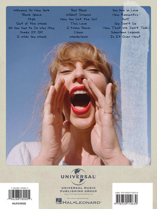 Taylor Swift - 1989 (Taylor's Version): Piano/Vocal/Guitar Songbook