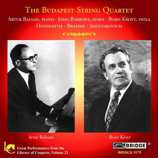 the album cover for SCHUBERT/BRAHMS - Great Performances from the Library of Congress 21