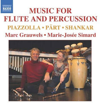 the album cover for Marc Grauwels - Music for Flute & Percussion