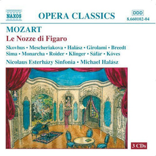 the album cover for Michael Halasz - Le Nozze Di Figaro