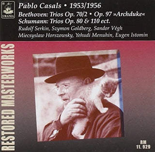 the album cover for Beethoven / Vegh / Casals / Curzon / Goldberg - Trio In E Flat Major Op 70 No 2