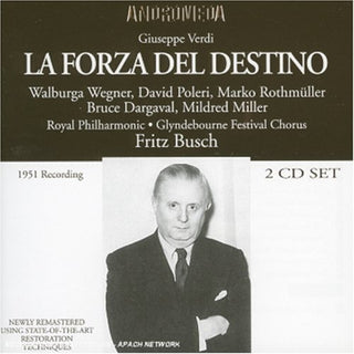 the album cover for Fritz Busch - Forza Del Destino