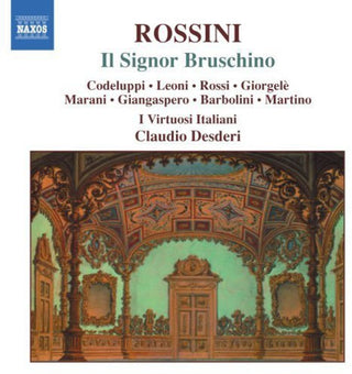 the album cover for Claudio Desderi - Il Signor Bruschino