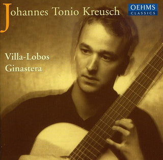 the album cover for Villa-Lobos/Ginastera - Etudes for Guitar / Guitar Sonata