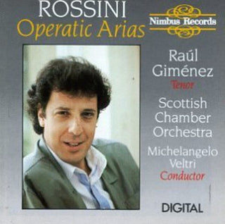 the album cover for RaÃ¹l GiminÃ©z - Operatic Arias
