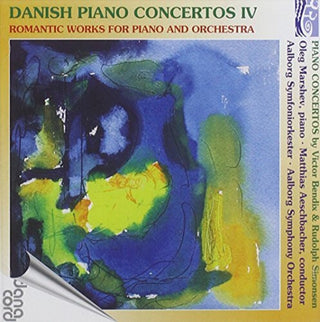 the album cover for Oleg Marshev - Danish Piano Concertos 4