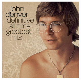 the album cover for John Denver - Definitive All Time Greatest Hits