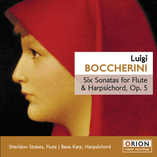 the album cover for Sheridon Stokes - Boccherini: Six Sonatas for Flute & Harpsichord 5