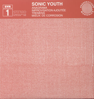 Sonic Youth- Anagrama (ltd Ed Ep)