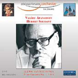 the album cover for L.V. Beethoven - Piano Concertos 1 2 & 4