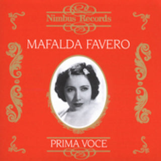 the album cover for Mafalda Favero - Recordings 1929-1946