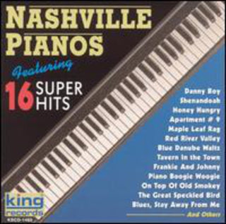 the album cover for Nashville Pianos - 16 Super Hits
