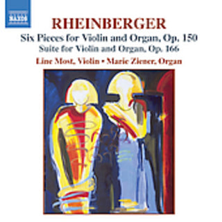 the album cover for Line Most - Works for Violin & Organ