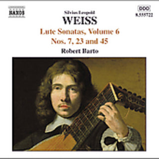 the album cover for Robert Barto - Lute Sonatas 6