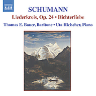 the album cover for Thomas E. Bauer - Liederkreis Op 24
