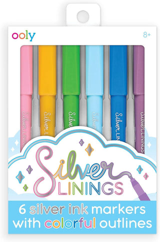 Ooly Silver Linings Colorful Outline Markers