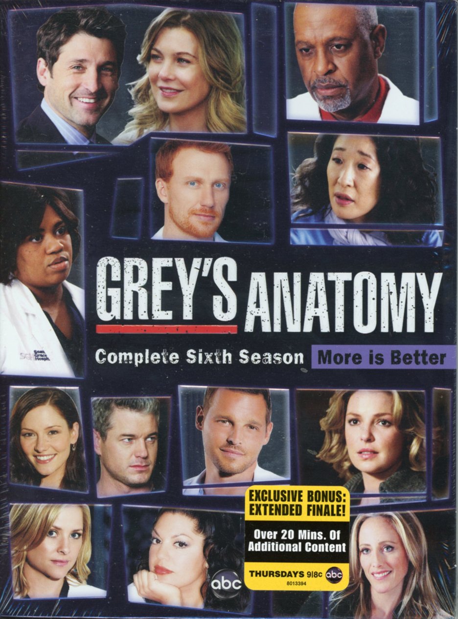 Grey's Anatomy Complete Sixth Season