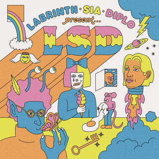 Labrinth/Sia/Diplo- Labrinth/Sia/Diplo Present LSD (Clear w/ Orange & Blue Splatter Vinyl) (Used Vinyl)