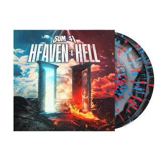 Sum 41- Heaven :X: Hell (Black/Gray Smush w/ Red & Blue Splatter Vinyl)