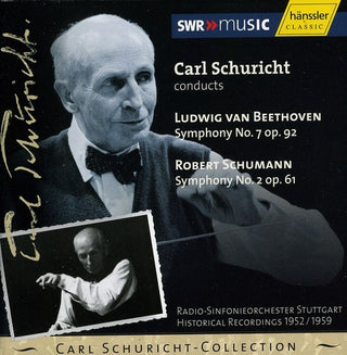 the album cover for Carl Schuricht - Symphony No 7