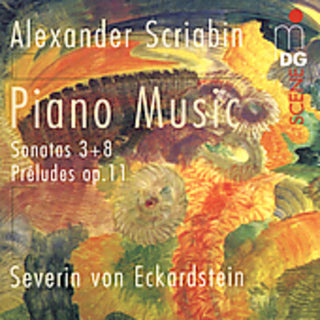 the album cover for A. SCRIABIN - Piano Music