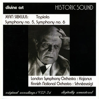 the album cover for Robert Kajanus - Historic Sibelius Recordings