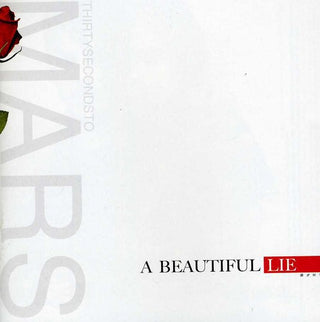 the album cover for Thirty Seconds To Mars - A Beautiful Lie