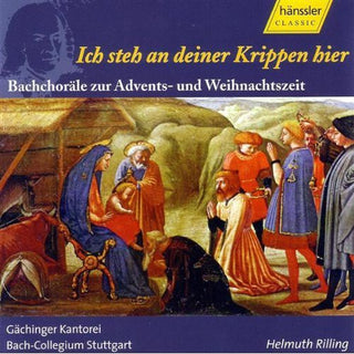 the album cover for J.S. Bach - Ich Steh An Deiner Krippen Hier
