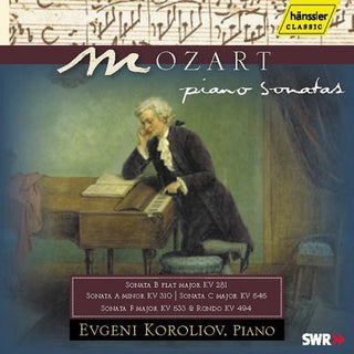 the album cover for W.A. Mozart - Piano Sonatas