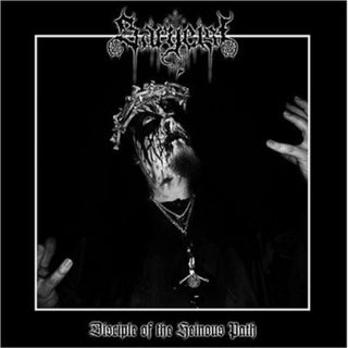 the album cover for Sargeist - Disciple of the Heinous Path