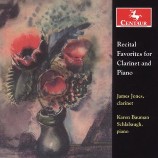 the album cover for Jones/Schlabaugh - Recital Favorites for Clarinet & Piano