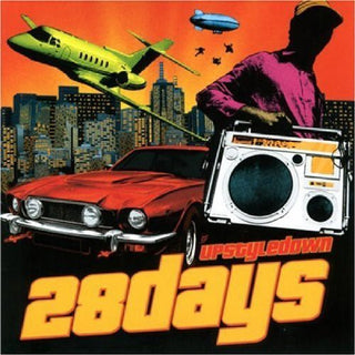 the album cover for 28days - Upstyle Down
