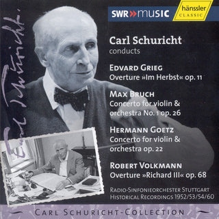 the album cover for Carl Schuricht - Concerto for Violin & Orchestra