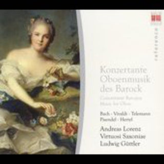 the album cover for Bach/Vivaldi/Telemann - Concertante: Baroque Music for Oboe