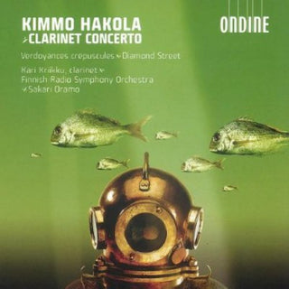 the album cover for Kari Kriikku - Clarinet Concerto