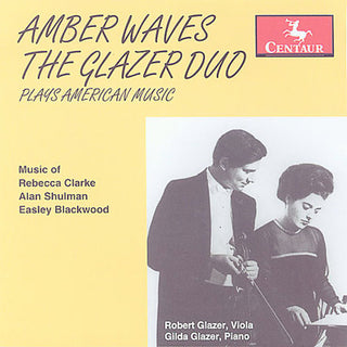 the album cover for Glazer Duo - Amber Waves