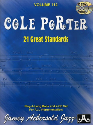 the album cover for Jamey Aebersold - Cole Porter: 21 Great Standards