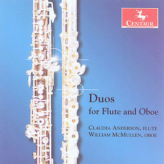 the album cover for Mozart/Jacob/Migot/Bozza - Duos for Flute & Oboe