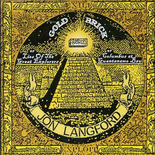 the album cover for Jon Langford - Gold Brick