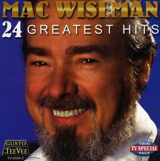 the album cover for Mac Wiseman - 24 Greatest Hits