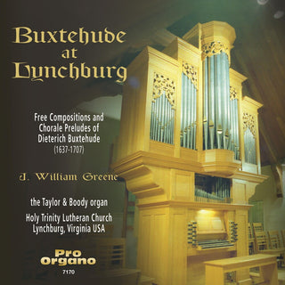 the album cover for D. BUXTEHUDE - Buxtehude at Lynchburg