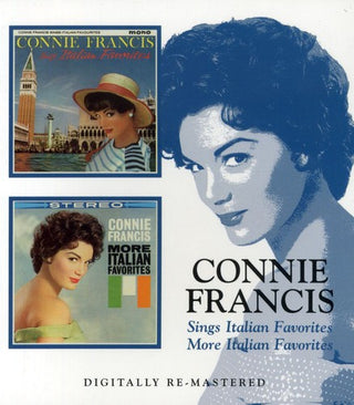 the album cover for Connie Francis - Sings Italian Favorites/More Italian Favorites [Import]