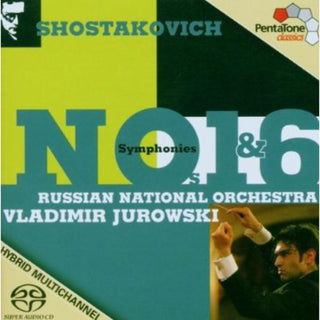 the album cover for Vladimir Jurowski - Symphonies No 1 & 6